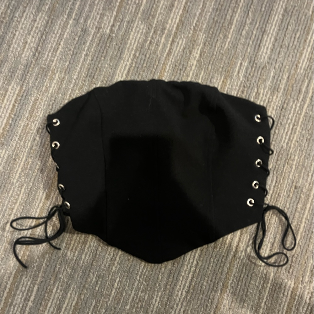 princess polly tube top lace up sides